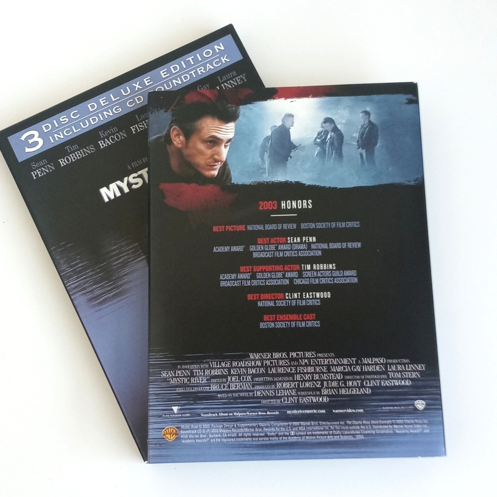 Mystic River 3 Disc DVD Deluxe Edition Soundtrack Sean Penn Clint Eastwood 2003 - Picture 13 of 15